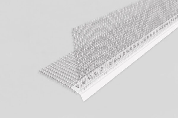 UPVC Render Corner Bead with Mesh and Nose (2.5m)